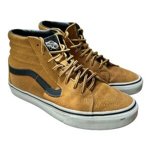 Vans Sk8 Hi Pro Brown Black Skateboard Shoes Sneakers US M6/W7.5